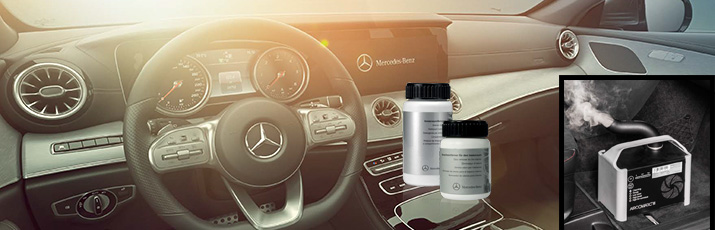 Dezinfekcija unutrašnjosti Mercedes-Benz vozila